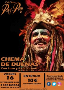 Chema de Dueñas en Cádiz @ Café Teatro "El Pay-Pay"