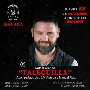 Rafa Taleguilla en Málaga @ Taberna Los 13